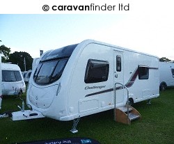 Used Swift Challenger 570-Sold As Seen-See T&C's inside the caravan 2012 touring caravan Image
